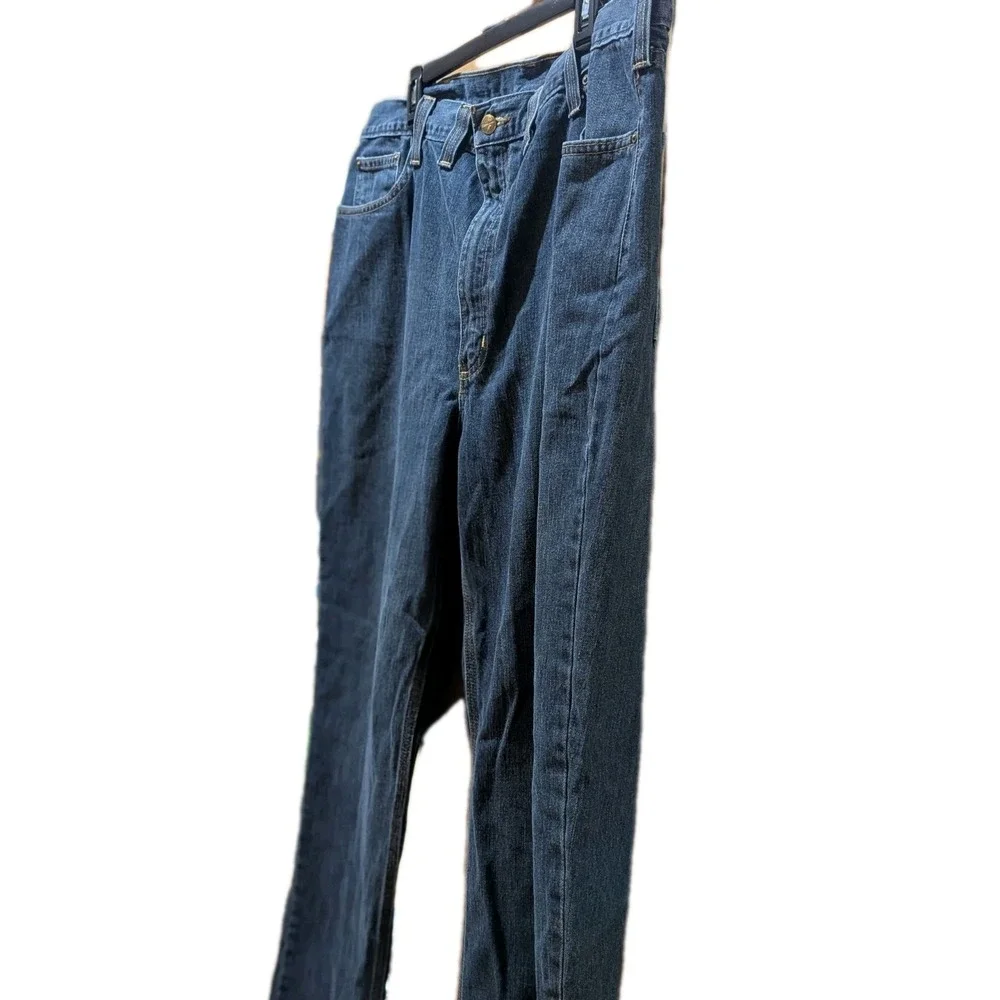Carhartt Men's Denim Blue‎ Jeans 42 x 32 Relaxed Fit Holter 101483-968 Workwear